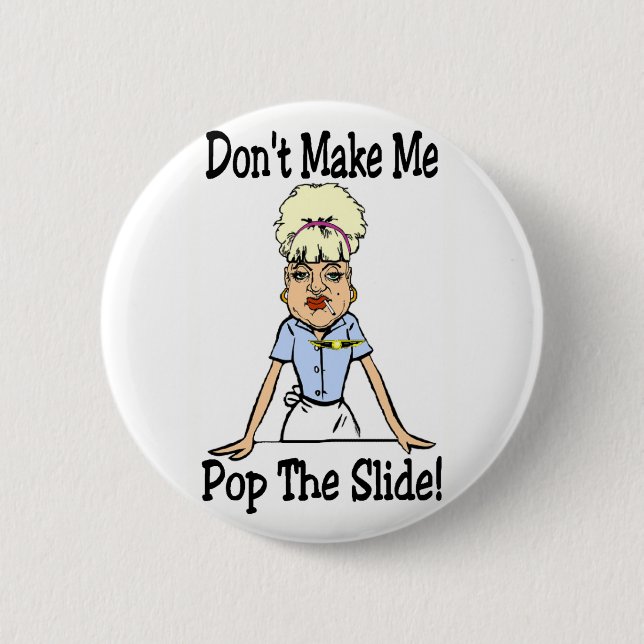 Bóton Redondo 5.08cm Não me faça (Frente)