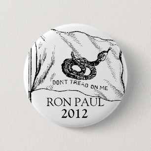 BÓTON REDONDO 5.08CM NÃO PISE EM MIM O BOTÃO DE RON PAUL