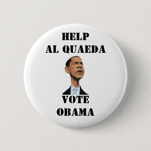 BÓTON REDONDO 5.08CM NÃO VOTE PARA OBAMA