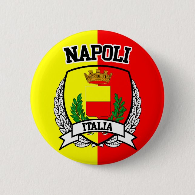 Bóton Redondo 5.08cm Napoli (Frente)