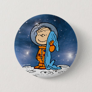 Bóton Redondo 5.08cm NASA  Linus Astronauta