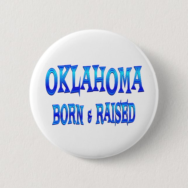 Bóton Redondo 5.08cm Nascer de Oklahoma & aumentado (Frente)