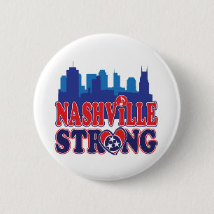 Bóton Redondo 5.08cm Nashville-Strong-Skyline-and-Music-Note