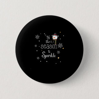 Bóton Redondo 5.08cm Natal Esta É A Época De Sparkle