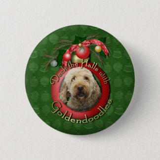 Bóton Redondo 5.08cm Natal - plataforma os salões - Goldendoodles