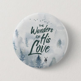Bóton Redondo 5.08cm Natal Religioso Admira de Sua Abençoação