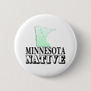 Bóton Redondo 5.08cm Nativo de Minnesota