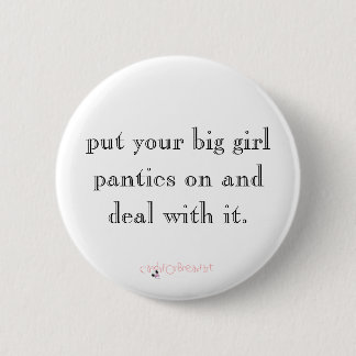 Bóton Redondo 5.08cm negócio com ele botão