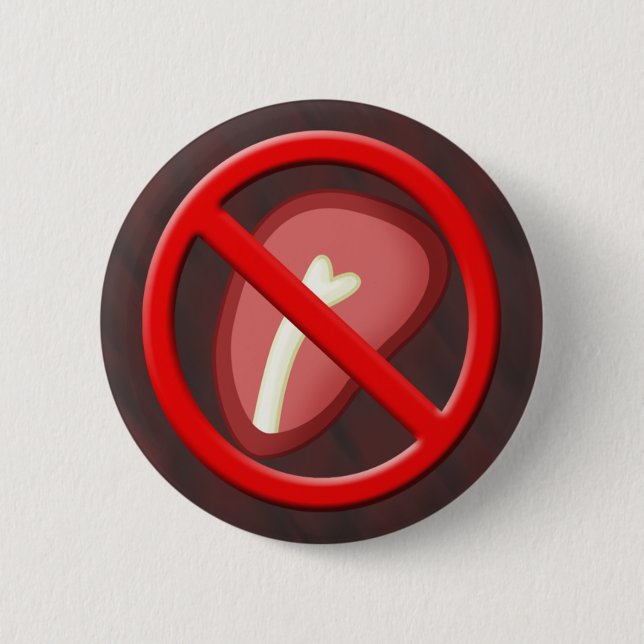 Bóton Redondo 5.08cm Nenhum botão 02 da carne (Frente)