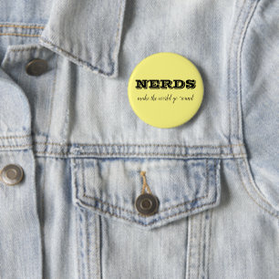 Bóton Redondo 5.08cm NERD fazem o mundo girar