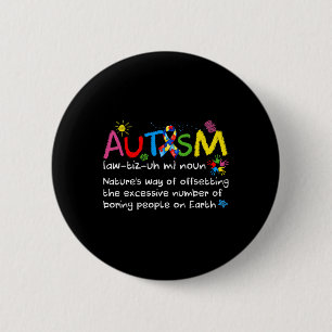 Bóton Redondo 5.08cm Neurodiversity Autism Sensibilização Nova Definiçã