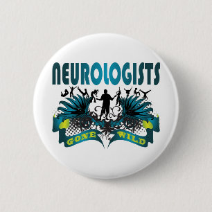 Bóton Redondo 5.08cm Neurologistas idos selvagens