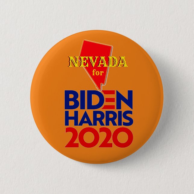 Bóton Redondo 5.08cm Nevada para Biden Harris 2020 (Frente)