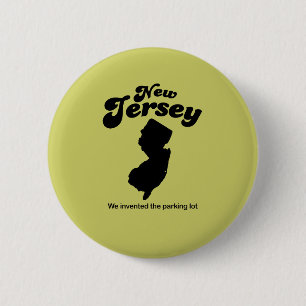 Bóton Redondo 5.08cm New Jersey Motto - Inventamos o estacionamento