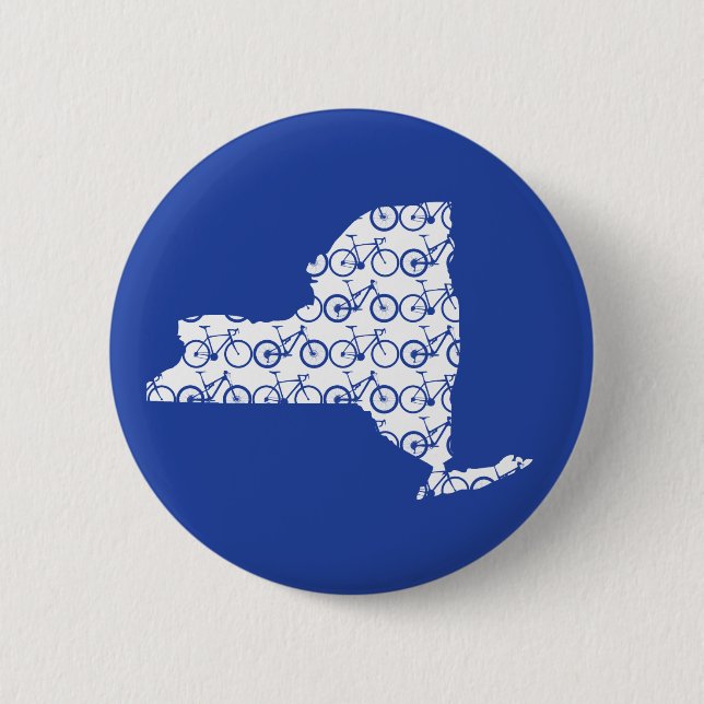 Bóton Redondo 5.08cm New York Bike (Frente)