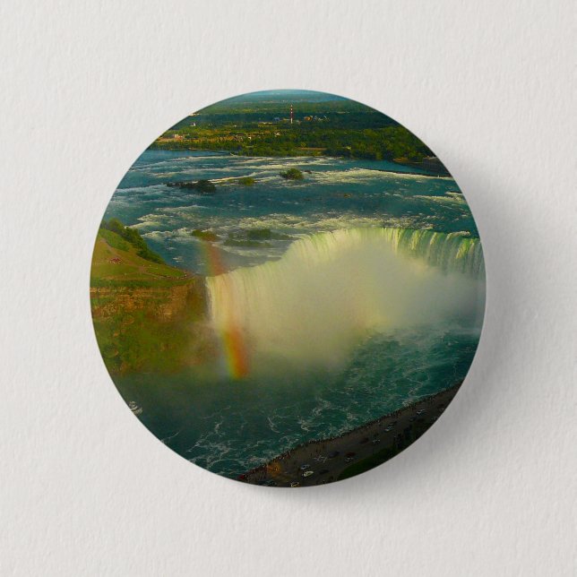 Bóton Redondo 5.08cm niagara quedas (Frente)