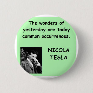 Bóton Redondo 5.08cm Nicola Tesla