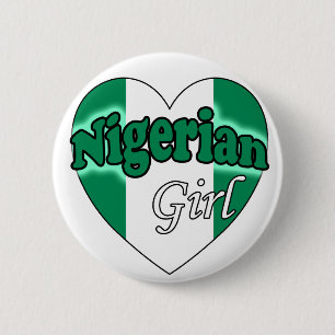 Bóton Redondo 5.08cm Nigerian Girl