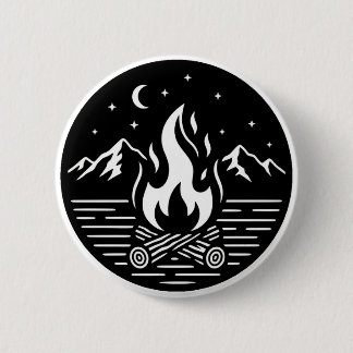 Bóton Redondo 5.08cm Night Campfire Adventure Pin