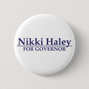 Bóton Redondo 5.08cm Nikki Haley para o governador