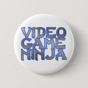 Bóton Redondo 5.08cm NINJA do JOGO DE VÍDEO (azuis)