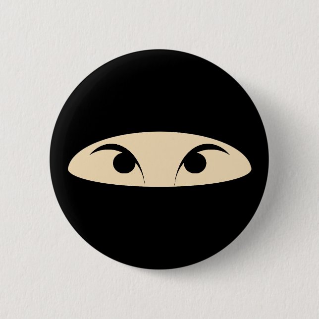 Bóton Redondo 5.08cm Ninja enfrenta (Frente)