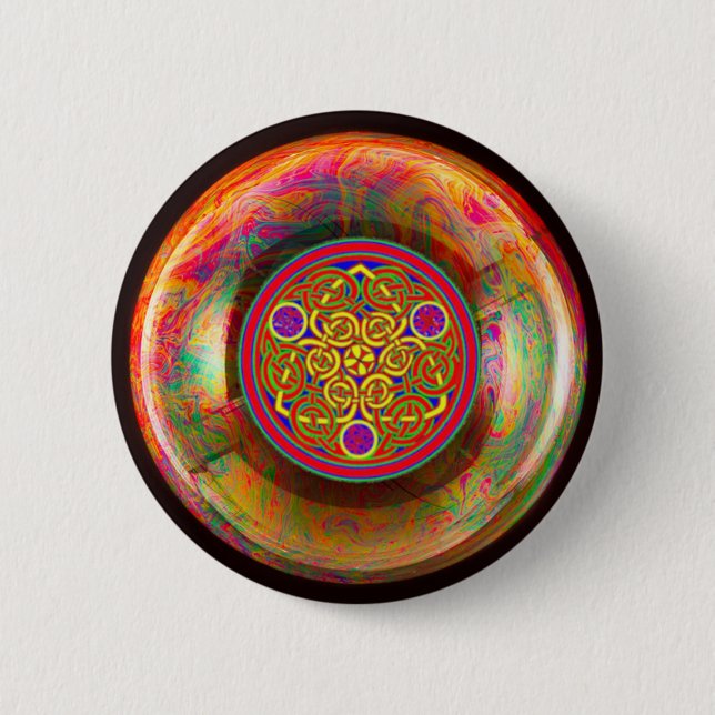 Bóton Redondo 5.08cm Nó Celular bonito (Frente)