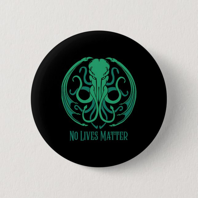 Bóton Redondo 5.08cm No Lives Cthulhu Sticker (Frente)