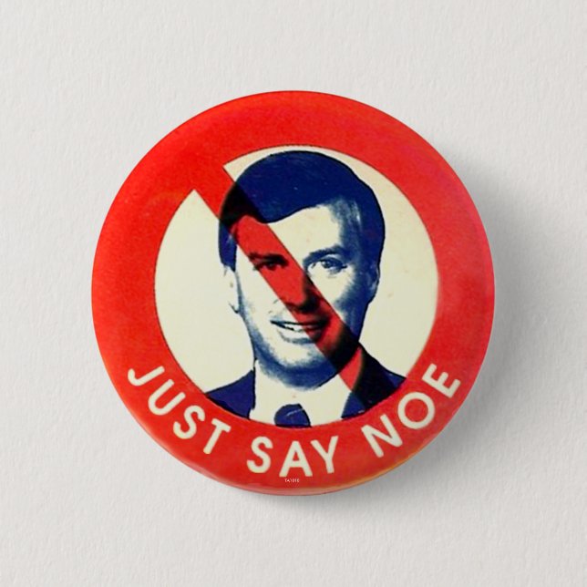Bóton Redondo 5.08cm Noe! - Botão (Frente)