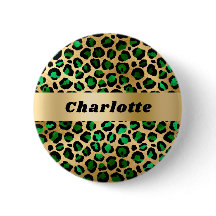 Nome de padrão de leopardo guepardo dourado verde 
