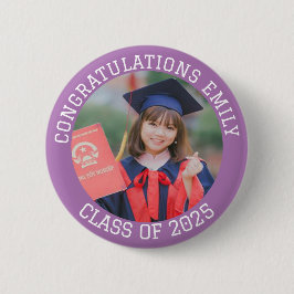 Bóton Redondo 5.08cm Nome de Parabéns Personalizados Classe de Idade de