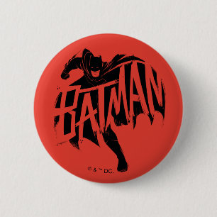 Bóton Redondo 5.08cm Nome do Pincel Batman Ink