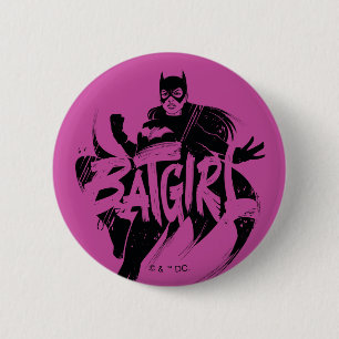 Bóton Redondo 5.08cm Nome do Pincel de Tinta da Batgirl