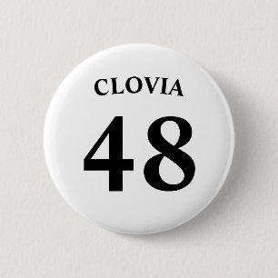 Bóton Redondo 5.08cm Nome personalizado e número da camisola