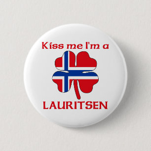 Bóton Redondo 5.08cm Noruegueses personalizados beijam-me que eu sou