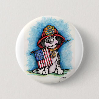 Bóton Redondo 5.08cm Nós nunca esqueceremos 9/11 de Dalmatian do
