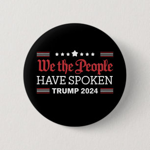 Bóton Redondo 5.08cm Nós O Povo Falamos Trump 2024