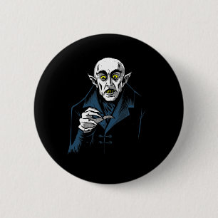 Bóton Redondo 5.08cm Nosferatu Halloween Vampire Horror Dracula