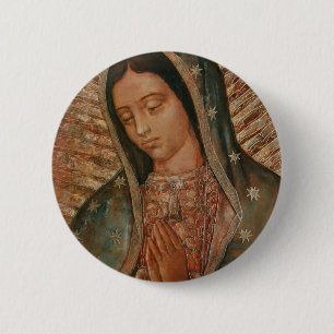 Bóton Redondo 5.08cm nossa senhora de guadalupe
