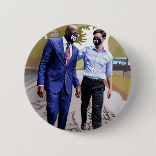 Bóton Redondo 5.08cm Nossas Caras na Geórgia