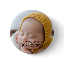 Novo anúncio de bebê elegante