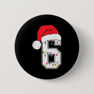 Bóton Redondo 5.08cm Número 6 67 Meme Papai Noel Natal Grupo Combinado