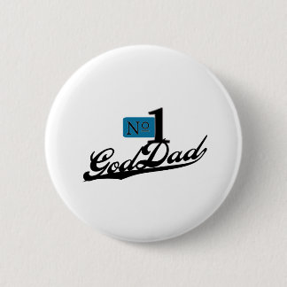 Bóton Redondo 5.08cm Número um GodDad