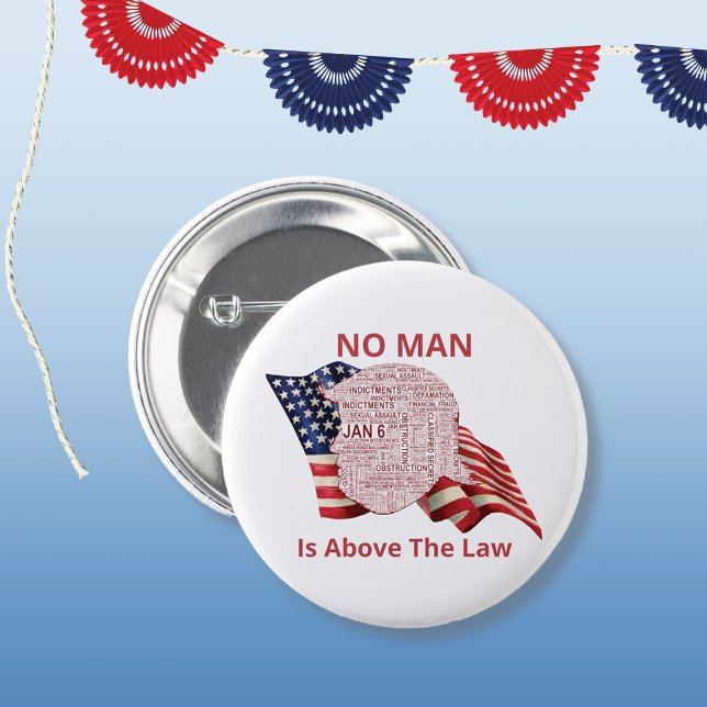 Bóton Redondo 5.08cm Nuvem de Palavras Políticas Anti-Trump (Criador carregado)