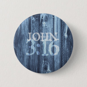 Bóton Redondo 5.08cm O 3:16 de John… para o deus amou assim o mundo
