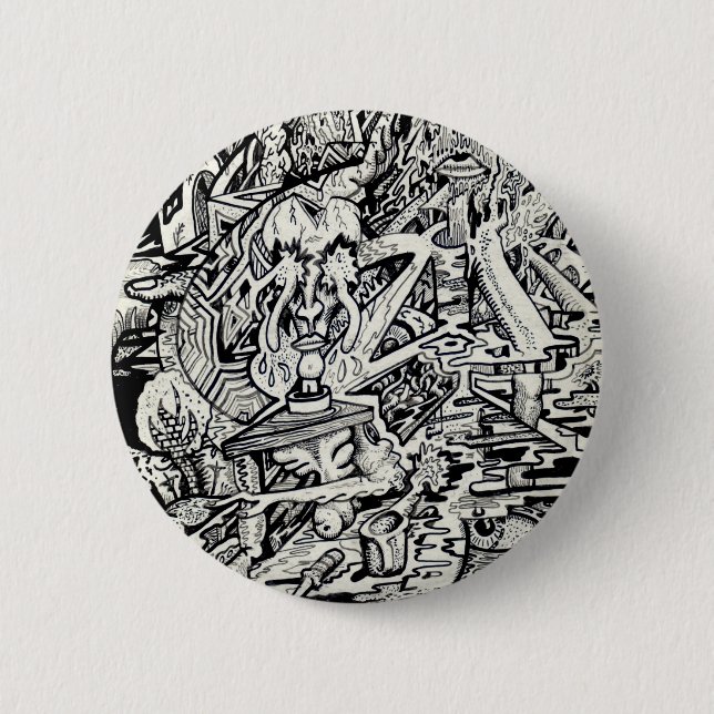 Bóton Redondo 5.08cm O Adept, ou, Uma Transfiguração Freista (Frente)