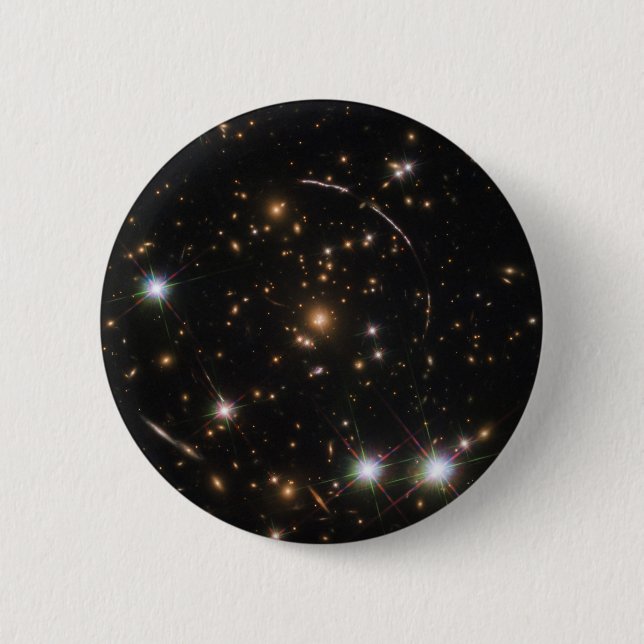 Bóton Redondo 5.08cm O Arco Sunburst Em Um Cluster De Galáxias Maciço (Frente)