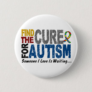 Bóton Redondo 5.08cm O AUTISMO encontra a cura 1