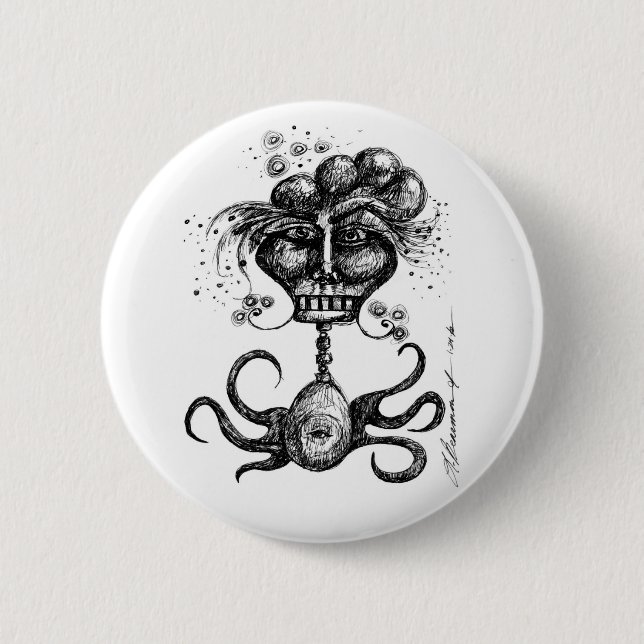 Bóton Redondo 5.08cm O bar original Harpie - botão (Frente)