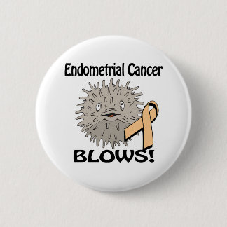 Bóton Redondo 5.08cm O Cancer Endometrial sopra a Design de consciência